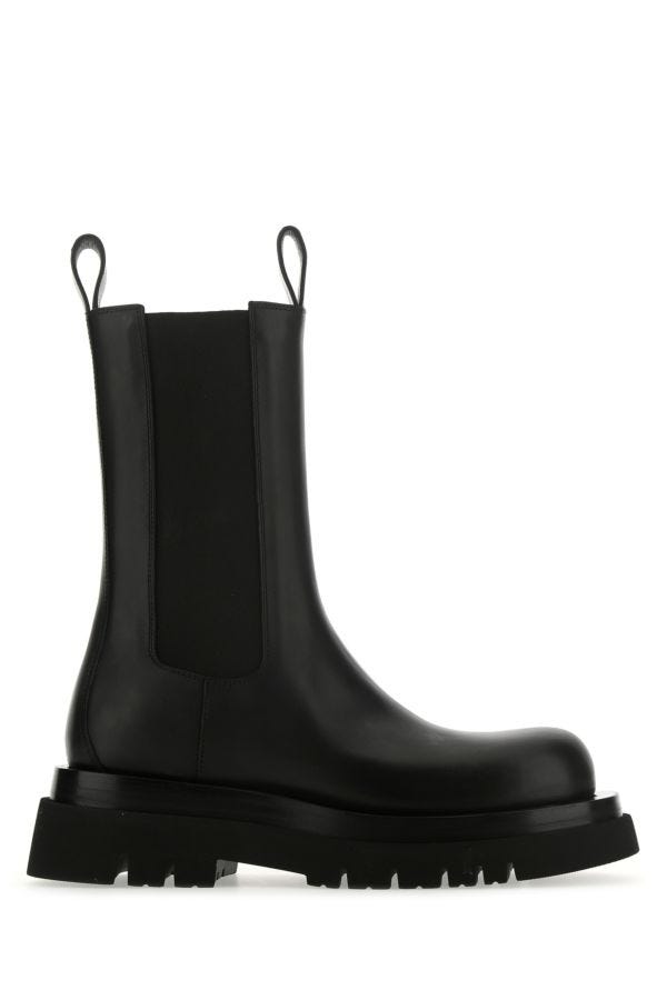 BOTTEGA VENETA | Black leather Lug boots