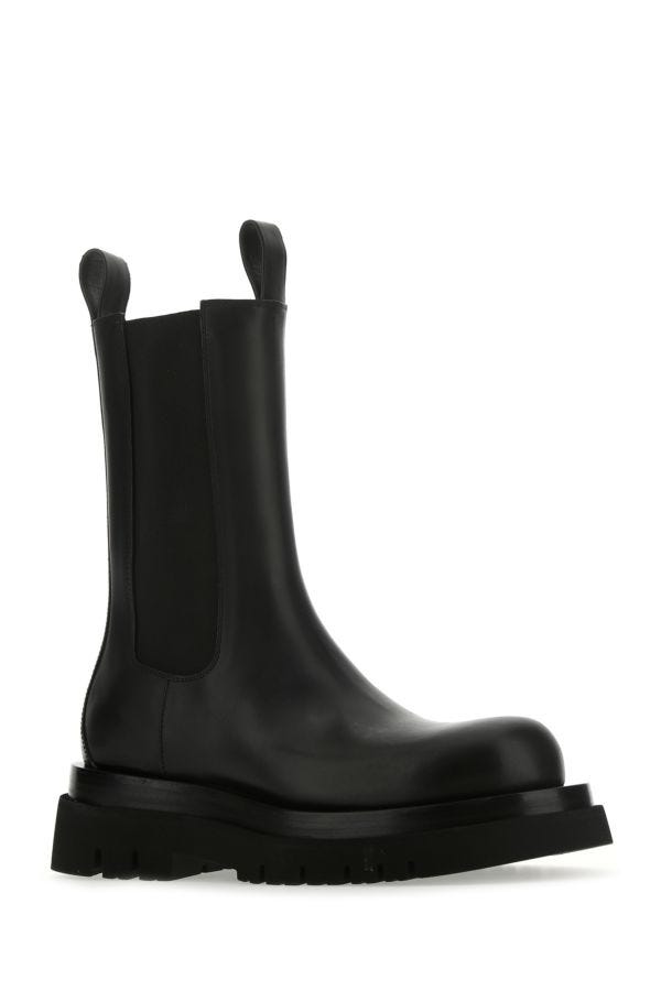 BOTTEGA VENETA | Black leather Lug boots