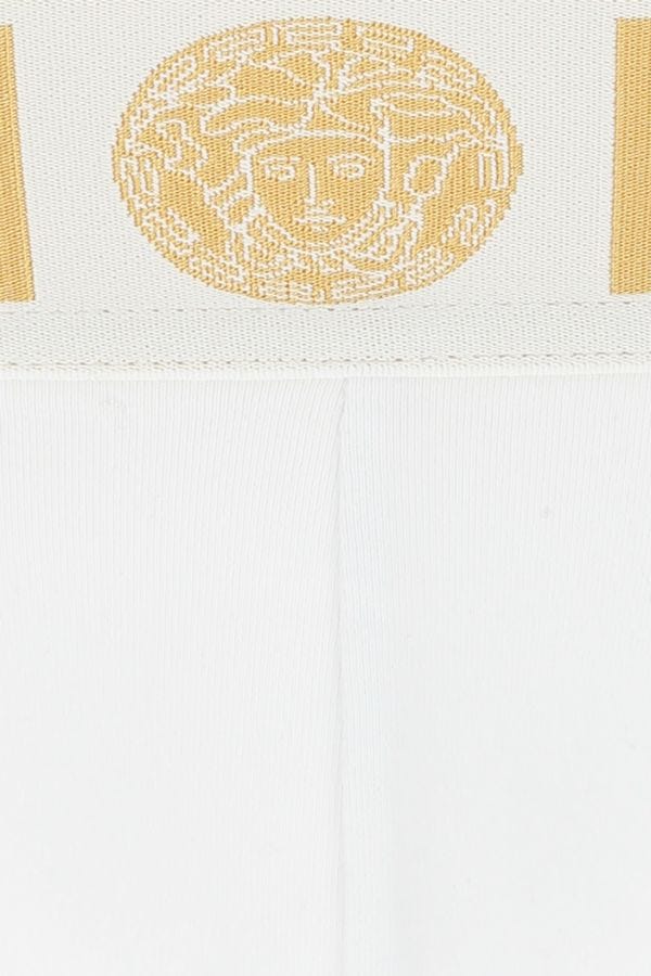 VERSACE | White stretch cotton jockstrap