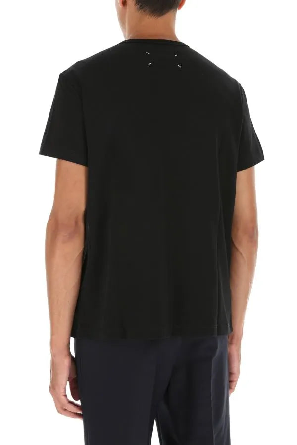 MAISON MARGIELA | ブラックコットン T シャツ