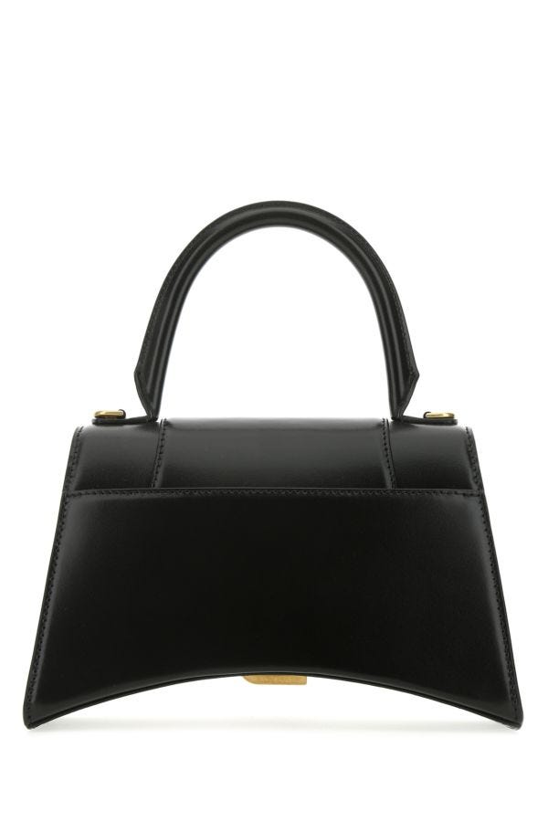 BALENCIAGA | Black leather small Hourglass handbag