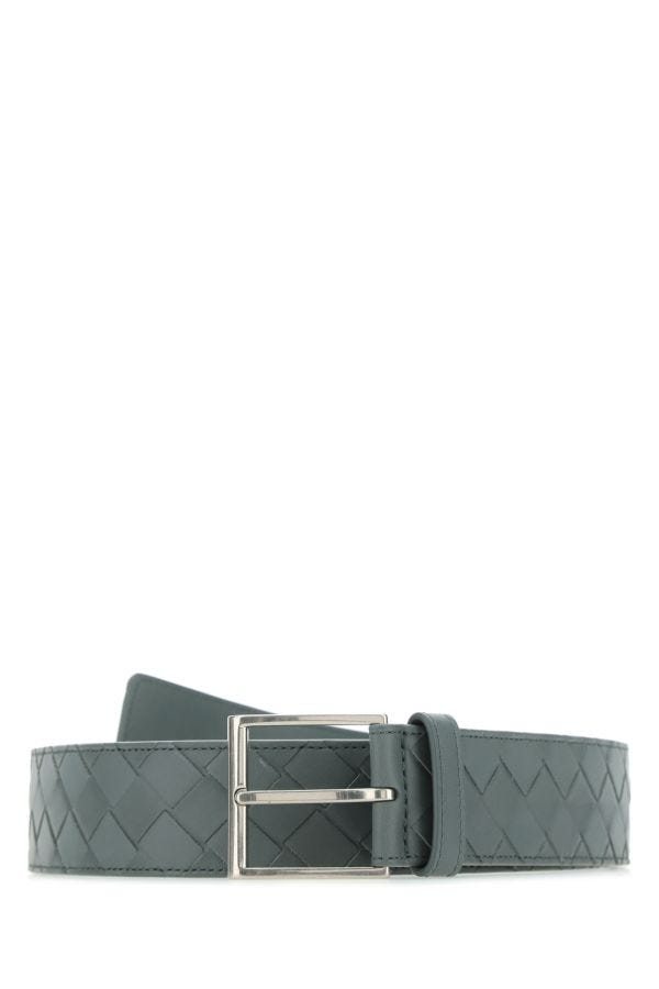BOTTEGA VENETA | Grey leather belt