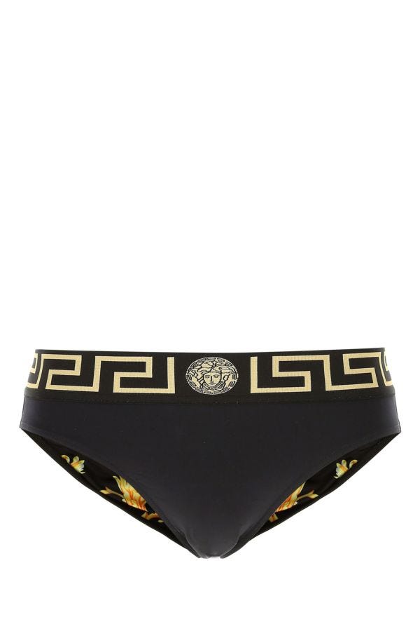 VERSACE | Black nylon swimming brief