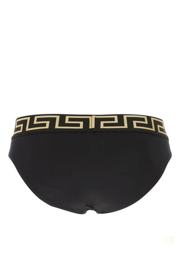 VERSACE | Black nylon swimming brief