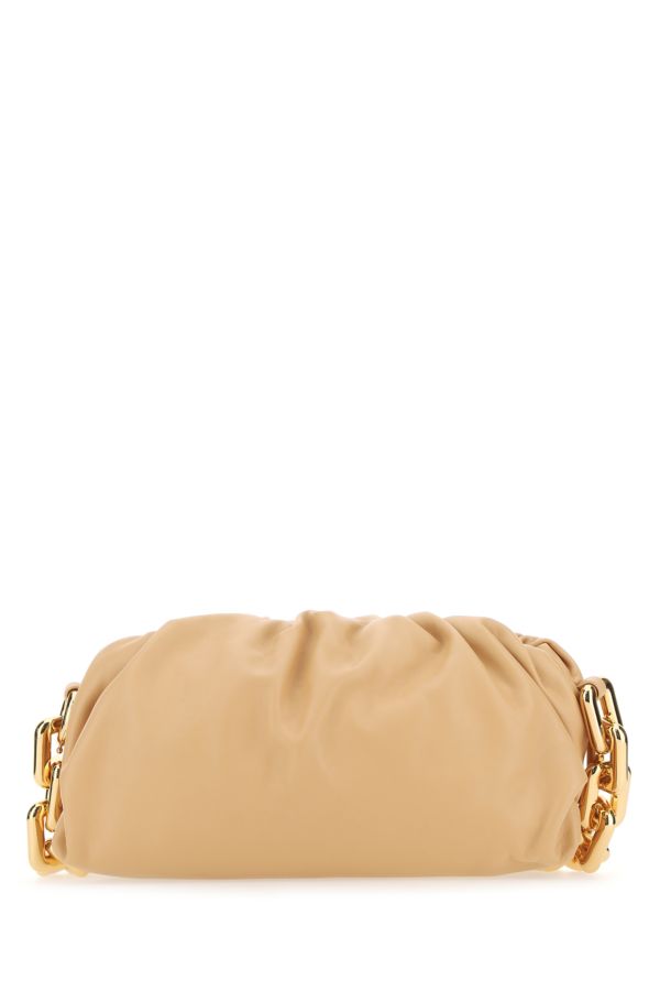 BOTTEGA VENETA | Skin pink nappa leather Chain Pouch clutch