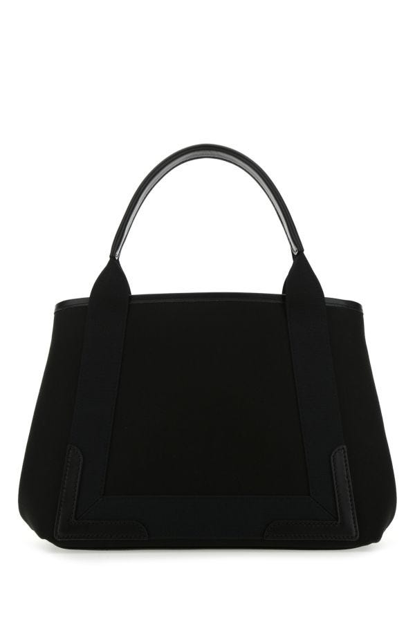 BALENCIAGA | Black canvas small Cabas Navy handbag