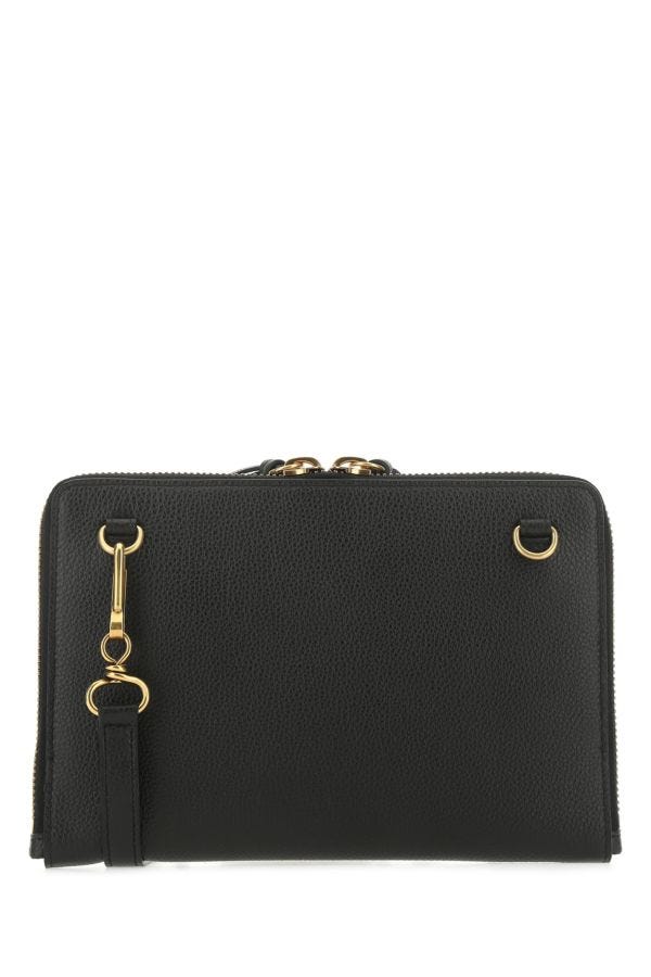 BALENCIAGA | Black leather Neo Classic S pouch
