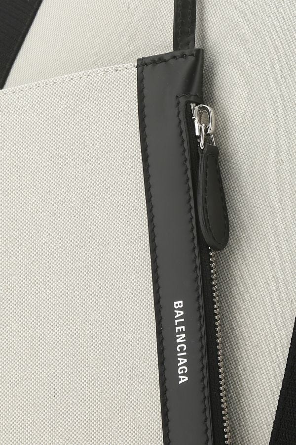 BALENCIAGA | Two-tone canvas handbag
