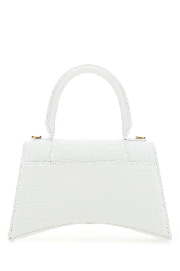 BALENCIAGA | White leather S Hourglass handbag