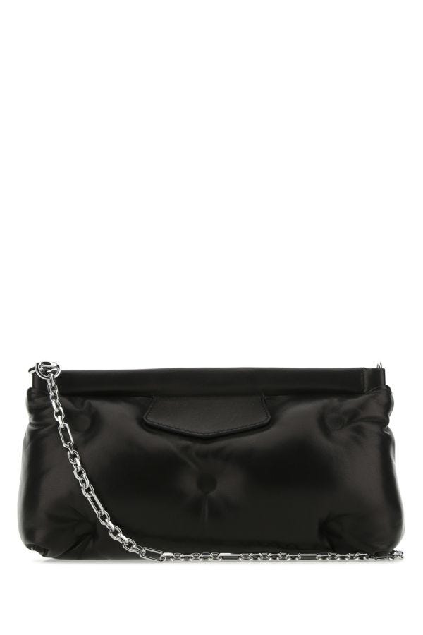MAISON MARGIELA | Black nappa leather Slam Red Carpet clutch
