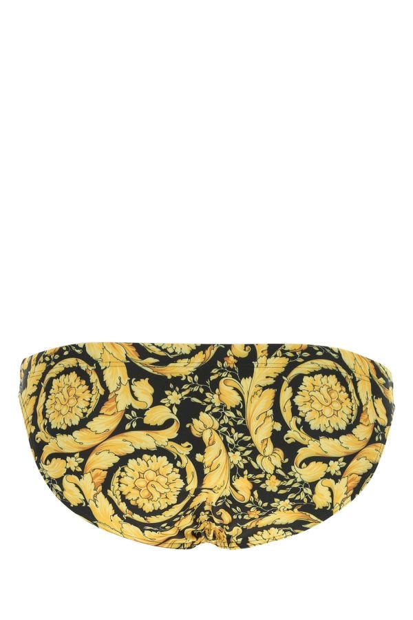 VERSACE | Printed stretch polyester slip brief