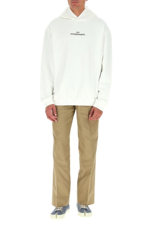 MAISON MARGIELA | Ivory cotton oversize sweater