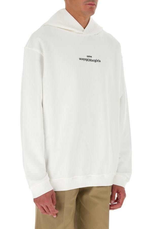 MAISON MARGIELA | Ivory cotton oversize sweater