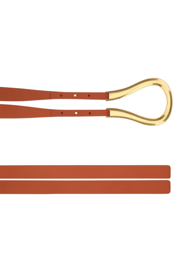 BOTTEGA VENETA | Caramel leather belt