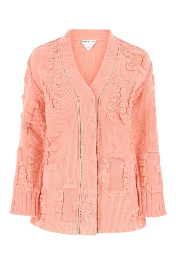 BOTTEGA VENETA | Pink chenille cardigan