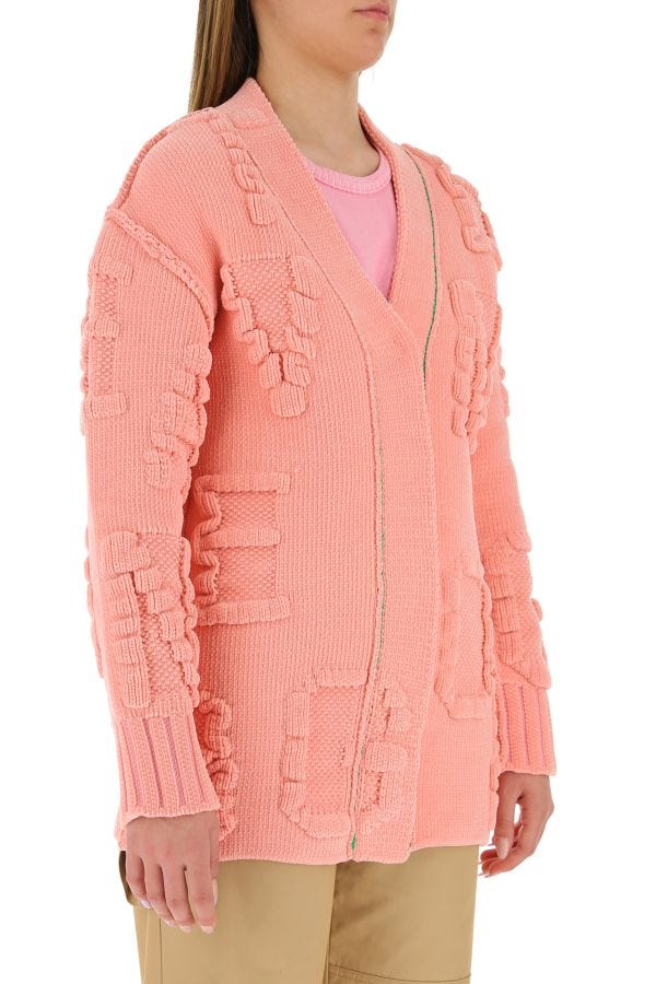 BOTTEGA VENETA | Pink chenille cardigan