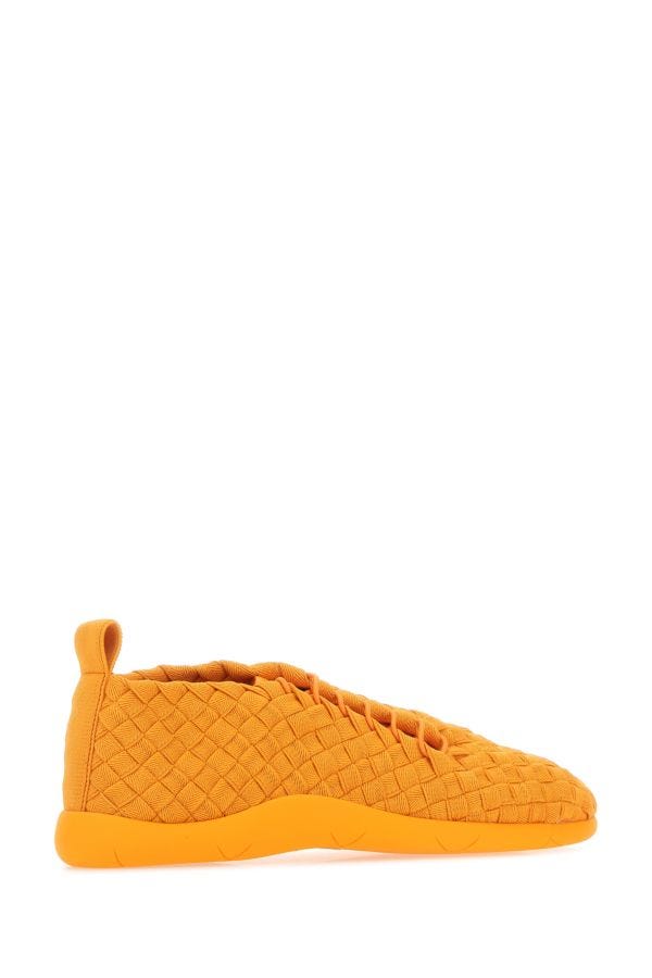 BOTTEGA VENETA | Orange fabric Plat sneakers