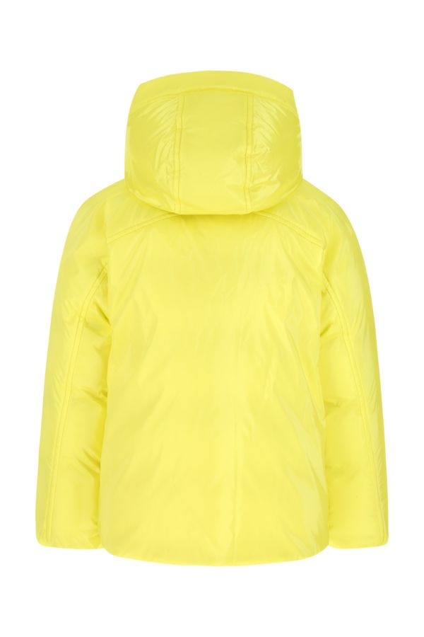 BOTTEGA VENETA | Fluo yellow nylon padded jacket