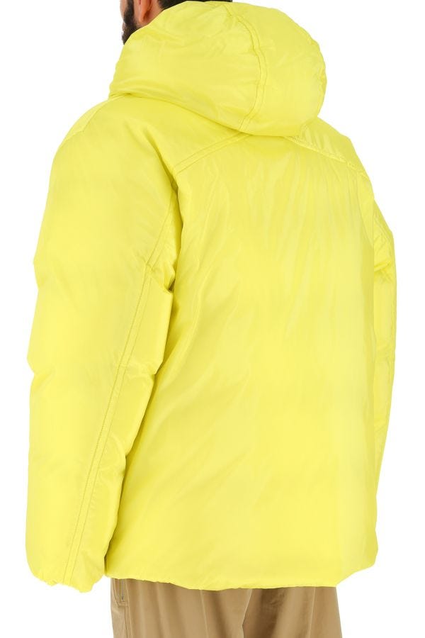 BOTTEGA VENETA | Fluo yellow nylon padded jacket
