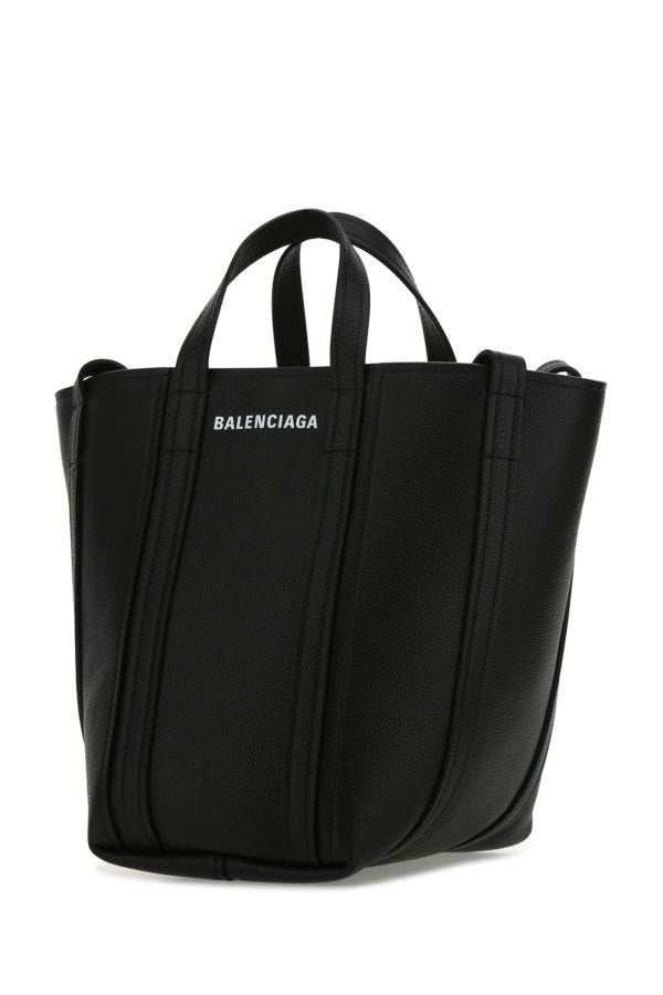BALENCIAGA | Black leather Everyday XS handbag