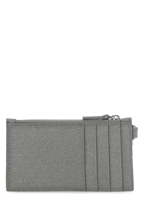 BALENCIAGA | Grey fabric card holder