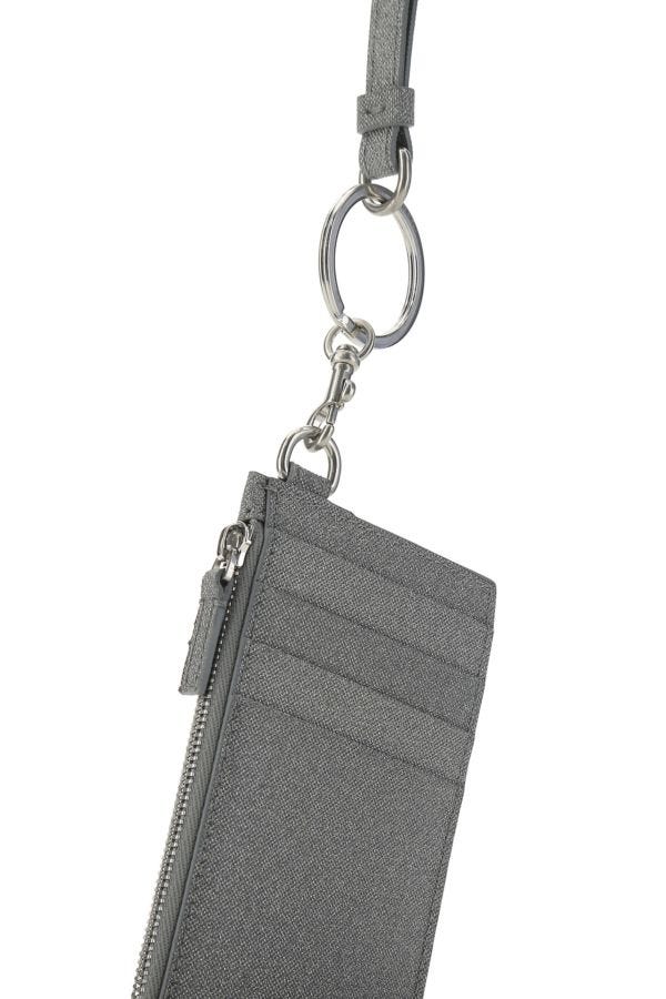 BALENCIAGA | Grey fabric card holder
