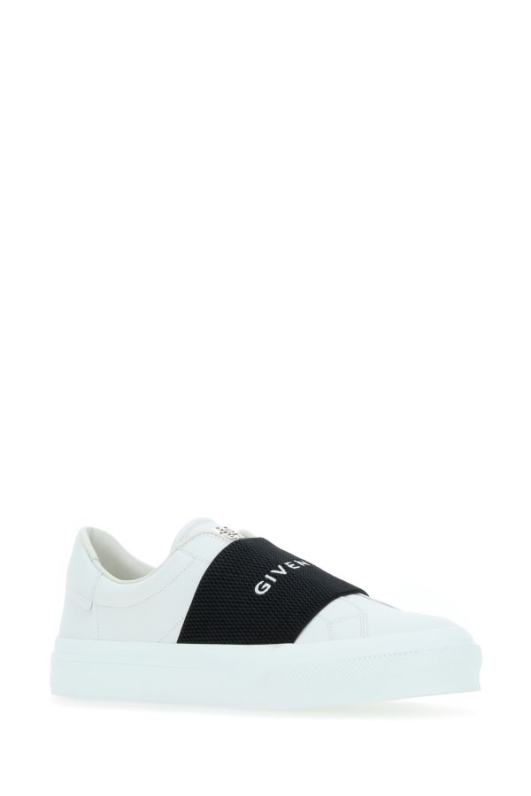 GIVENCHY | White leather City slip ons