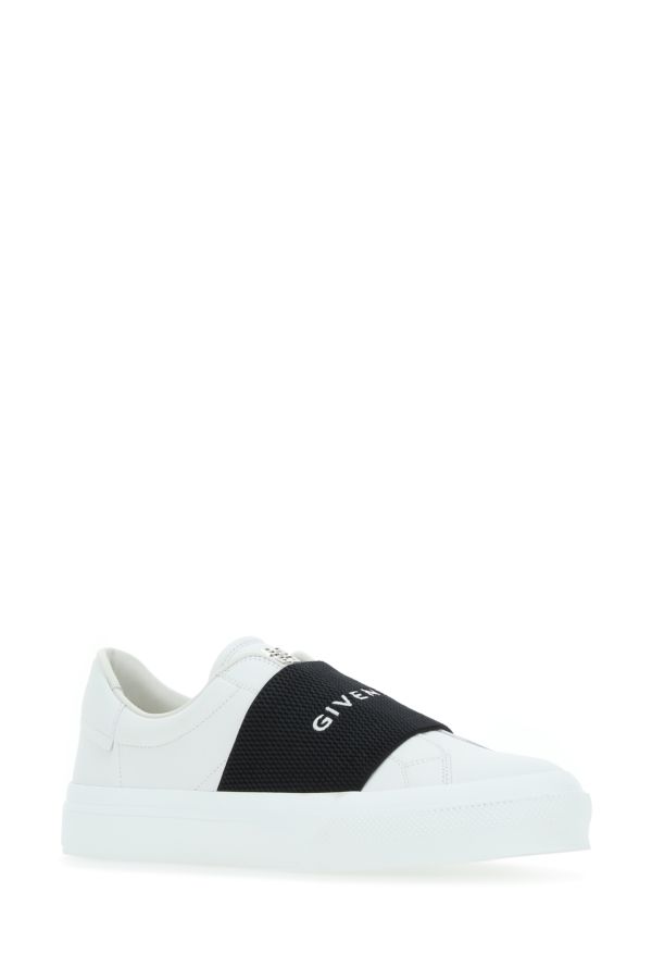 GIVENCHY | White leather New City slip ons