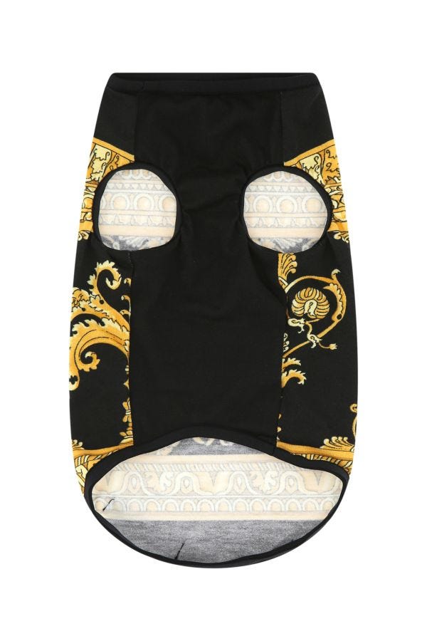 VERSACE | Printed stretch cotton dog t-shirt
