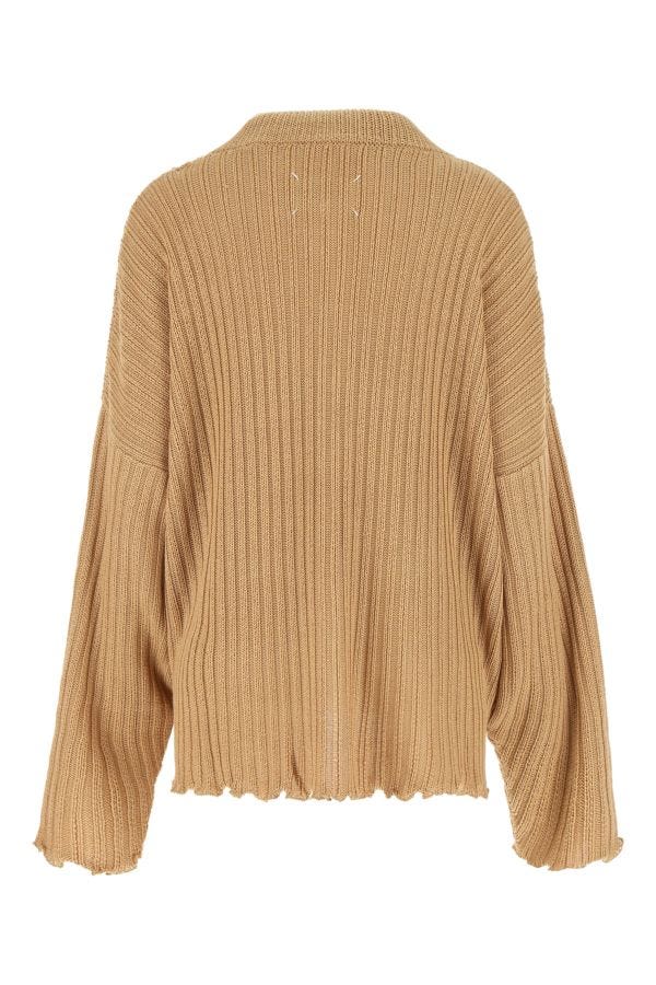 MAISON MARGIELA | Camel wool blend oversize cardigan