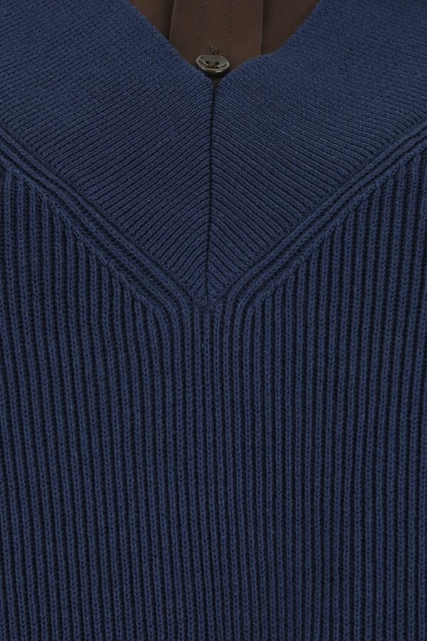MAISON MARGIELA | Two-tone viscose blend and cotton oversize shirt