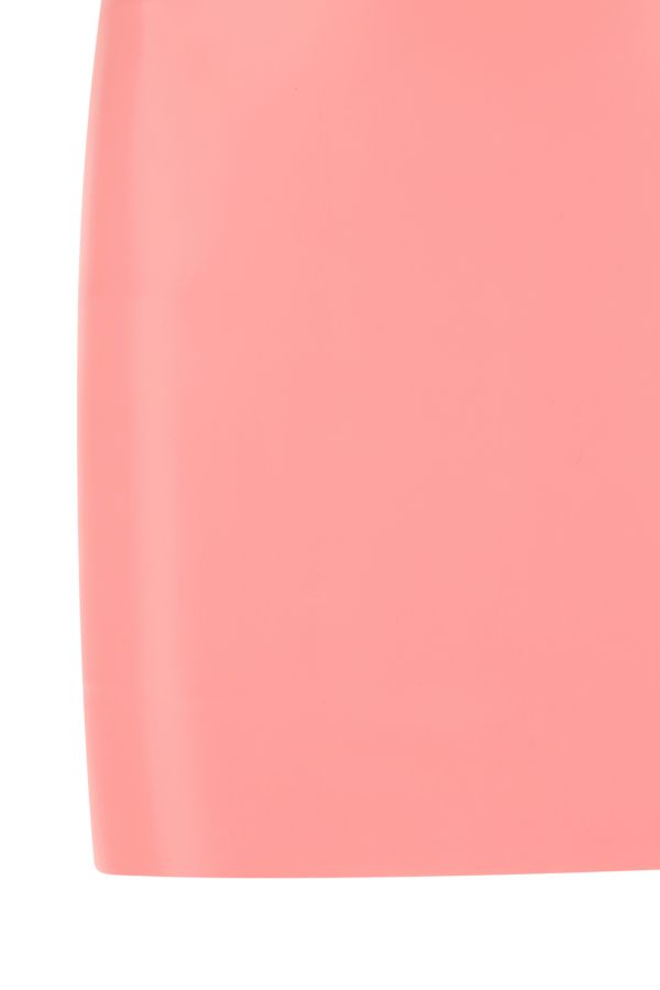 VERSACE | Pink latex mini skirt