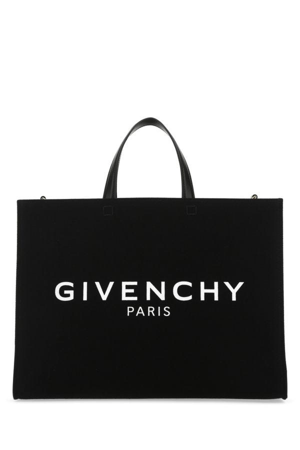 GIVENCHY | Black canvas medium G shopping bag