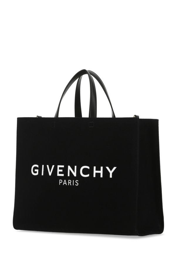 GIVENCHY | Black canvas medium G shopping bag