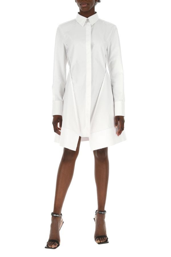 GIVENCHY | White cotton shirt dress