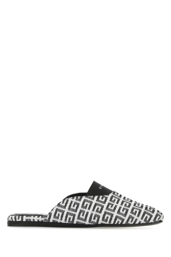 GIVENCHY | Embroidered fabric 4G slippers