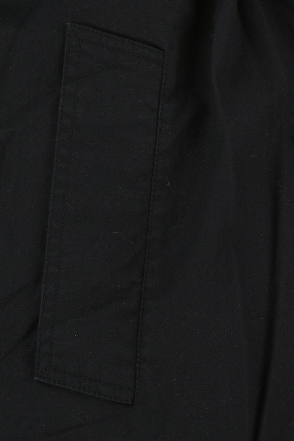 BALENCIAGA | Midnight blue cotton overcoat