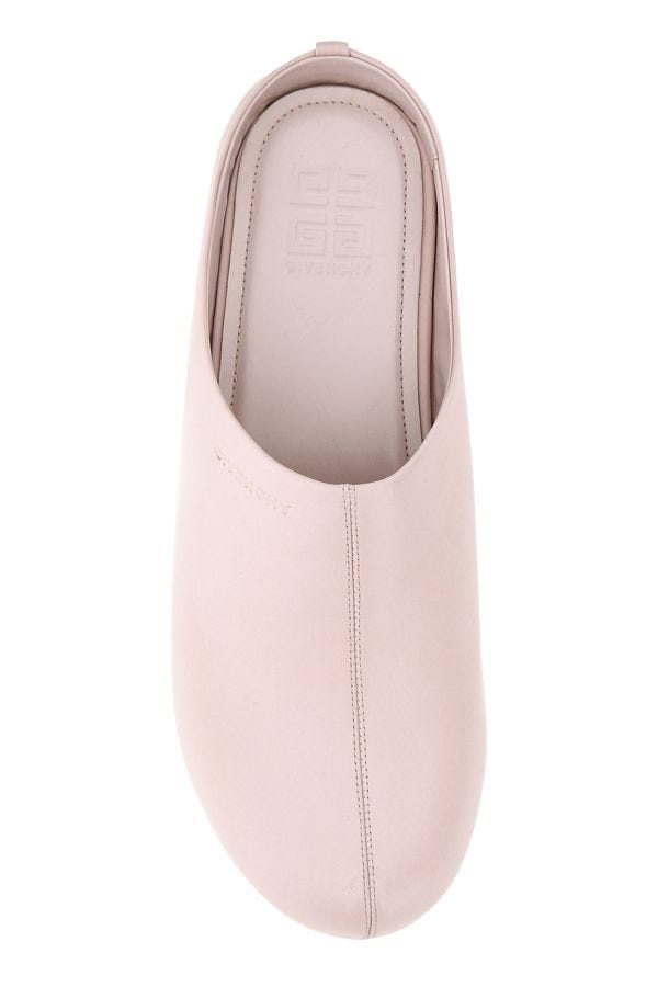 GIVENCHY | Pastel pink leather G Clog mules