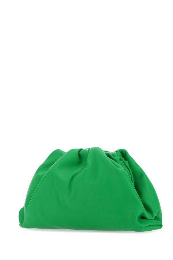 BOTTEGA VENETA | Grass green nappa leather Teen Pouch clutch