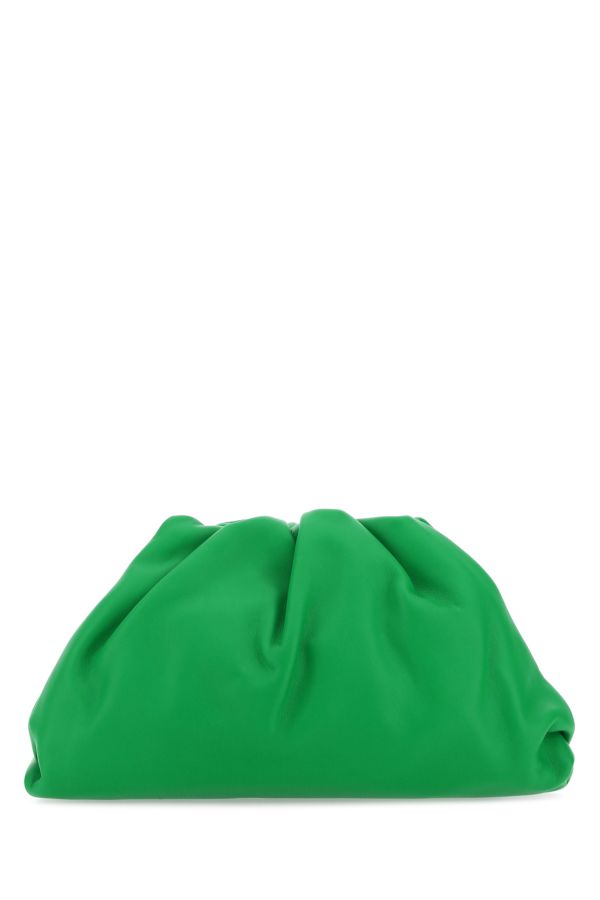 BOTTEGA VENETA | Grass green nappa leather Teen Pouch clutch