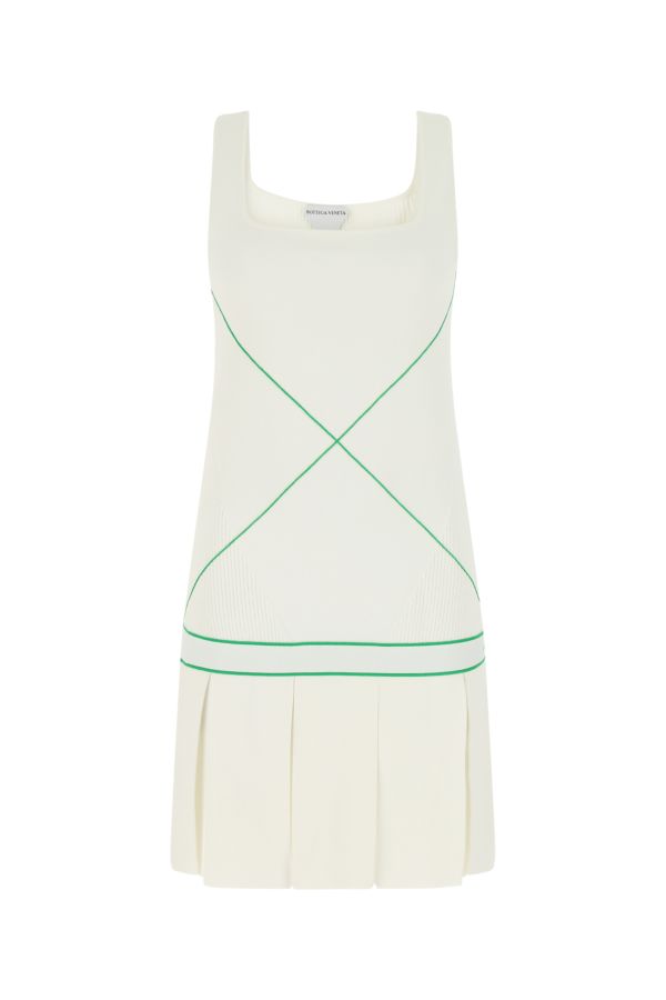 BOTTEGA VENETA | White viscose blend dress