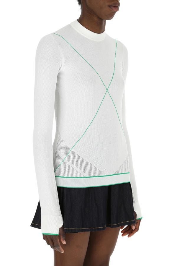 BOTTEGA VENETA | White viscose blend sweater
