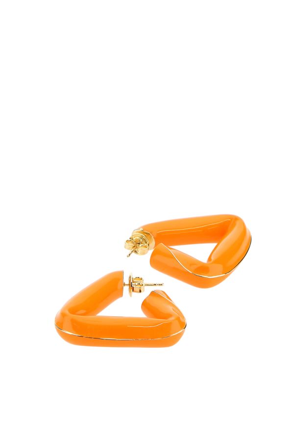 BOTTEGA VENETA | Orange 925 silver Fold earrings