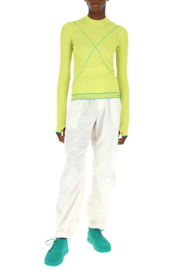 BOTTEGA VENETA | White nylon pant