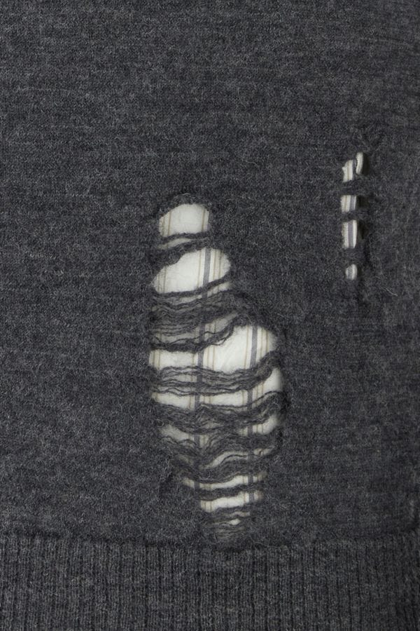 MAISON MARGIELA | Graphite wool sweater