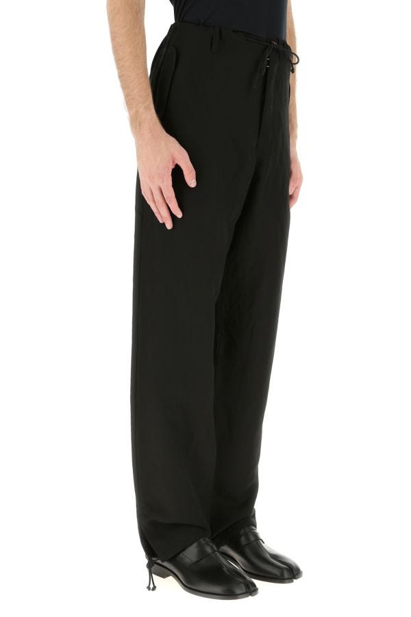 MAISON MARGIELA | Black linen blend pant