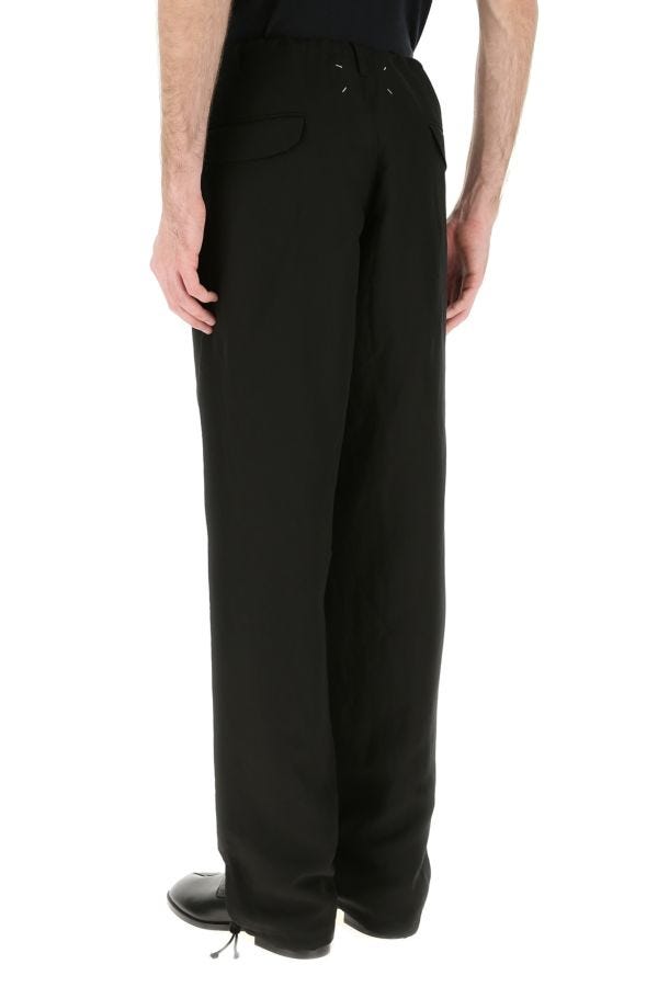 MAISON MARGIELA | Black linen blend pant