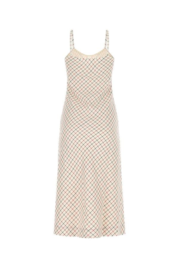 MAISON MARGIELA | Embroidered wool blend dress