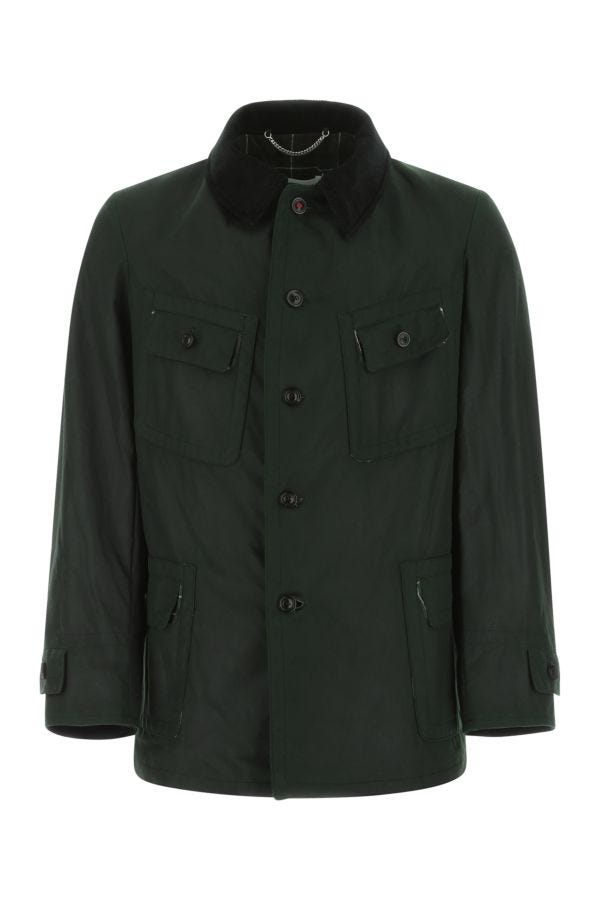 MAISON MARGIELA | Dark green cotton jacket