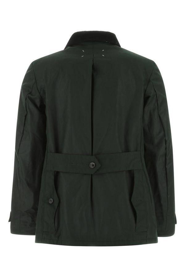 MAISON MARGIELA | Dark green cotton jacket